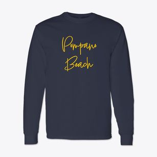 Pompano Beach Florida Freestyle Classic Long Sleeve T-Shirt