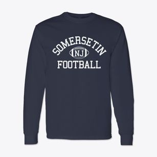 Somersetin New Jersey Football Classic Long Sleeve T-Shirt