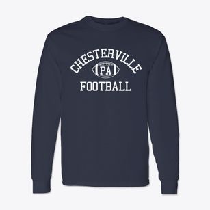 Chesterville Pennsylvania Football Classic Long Sleeve T-Shirt