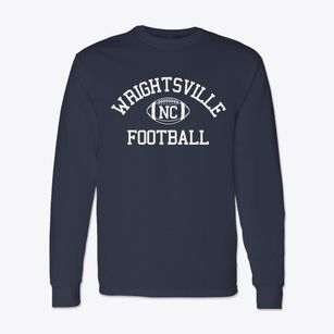 Wrightsville North Carolina Football Classic Long Sleeve T-Shirt