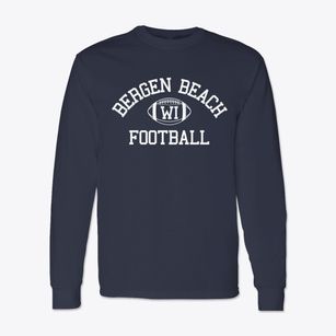 Bergen Beach Wisconsin Football Classic Long Sleeve T-Shirt