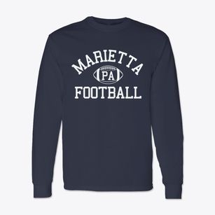 Marietta Pennsylvania Football Classic Long Sleeve T-Shirt