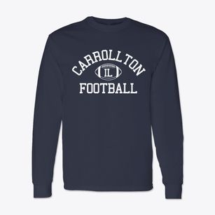 Carrollton Illinois Football Classic Long Sleeve T-Shirt