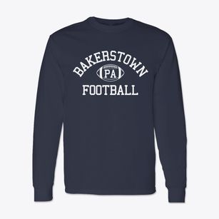 Bakerstown Pennsylvania Football Classic Long Sleeve T-Shirt