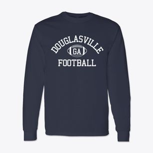 Douglasville Georgia Football Classic Long Sleeve T-Shirt