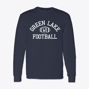 Green Lake Wisconsin Football Classic Long Sleeve T-Shirt