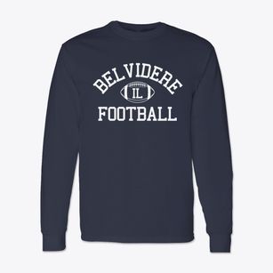 Belvidere Illinois Football Classic Long Sleeve T-Shirt