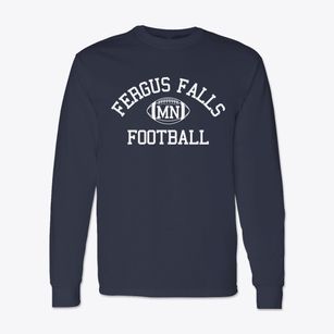 Fergus Falls Minnesota Football Classic Long Sleeve T-Shirt