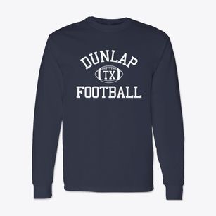 Dunlap Texas Football Classic Long Sleeve T-Shirt