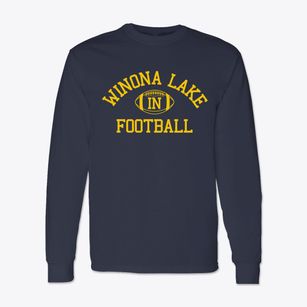Winona Lake Indiana Football Classic Long Sleeve T-Shirt