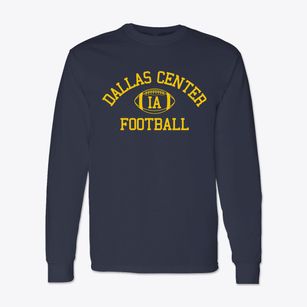 Dallas Center Iowa Football Classic Long Sleeve T-Shirt