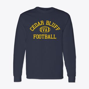 Cedar Bluff Virginia Football Classic Long Sleeve T-Shirt