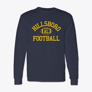 Hillsboro Alabama Football Classic Long Sleeve T-Shirt