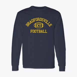 Bradfordsville Kentucky Football Classic Long Sleeve T-Shirt