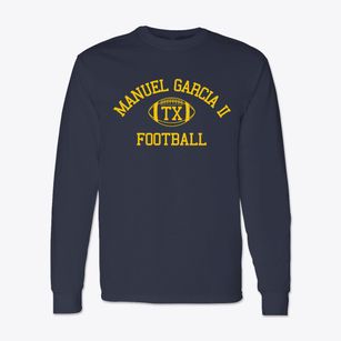 Manuel Garcia Ii Texas Football Classic Long Sleeve T-Shirt