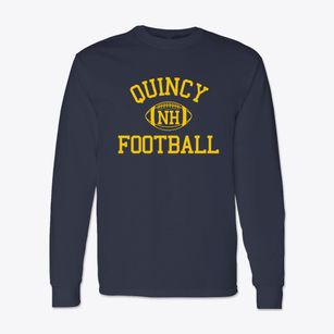 Quincy New Hampshire Football Classic Long Sleeve T-Shirt