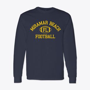 Miramar Beach Florida Football Classic Long Sleeve T-Shirt