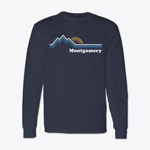 Montgomery Virginia Mountain View Classic Long Sleeve T-Shirt