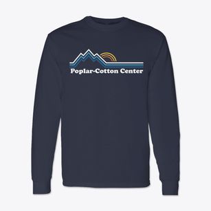Poplar-cotton Center California Mountain View Classic Long Sleeve T-Shirt