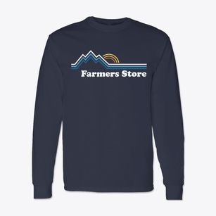 Farmers Store Virginia Mountain View Classic Long Sleeve T-Shirt