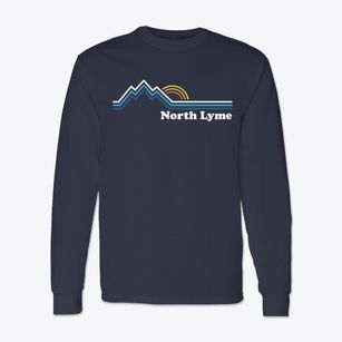 North Lyme Connecticut Mountain View Classic Long Sleeve T-Shirt