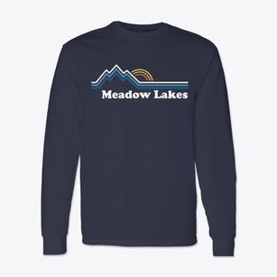 Meadow Lakes Alaska Mountain View Classic Long Sleeve T-Shirt