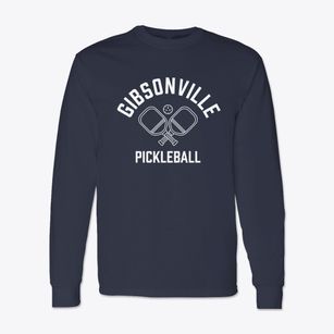 Gibsonville North Carolina Pickleball Classic Long Sleeve T-Shirt