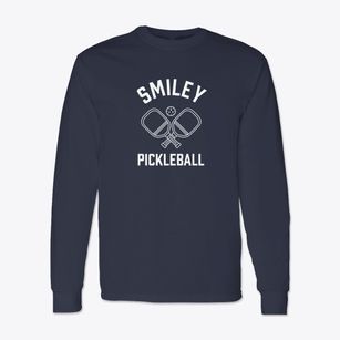 Smiley Texas Pickleball Classic Long Sleeve T-Shirt