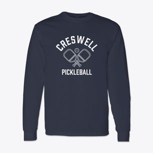 Creswell North Carolina Pickleball Classic Long Sleeve T-Shirt