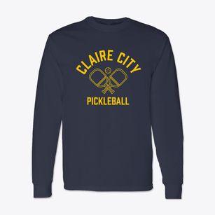 Claire City South Dakota Pickleball Classic Long Sleeve T-Shirt