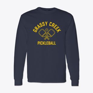 Grassy Creek North Carolina Pickleball Classic Long Sleeve T-Shirt