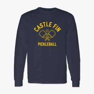 Castle Fin Pennsylvania Pickleball Classic Long Sleeve T-Shirt