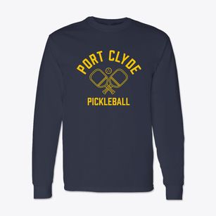 Port Clyde Maine Pickleball Classic Long Sleeve T-Shirt