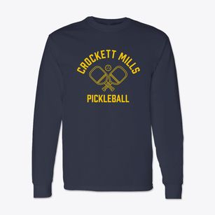 Crockett Mills Tennessee Pickleball Classic Long Sleeve T-Shirt