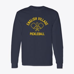 English Village Delaware Pickleball Classic Long Sleeve T-Shirt