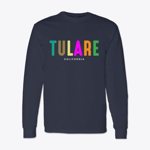 Tulare California Color Pop Classic Long Sleeve T-Shirt