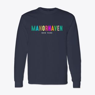 Manorhaven New York Color Pop Classic Long Sleeve T-Shirt