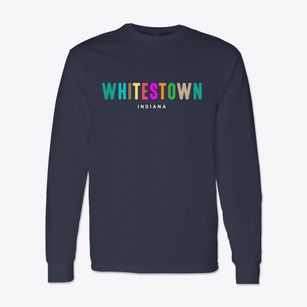 Whitestown Indiana Color Pop Classic Long Sleeve T-Shirt