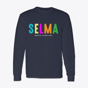 Selma North Carolina Color Pop Classic Long Sleeve T-Shirt