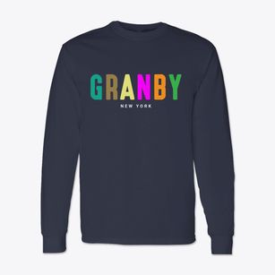 Granby New York Color Pop Classic Long Sleeve T-Shirt