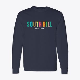 South Hill New York Color Pop Classic Long Sleeve T-Shirt