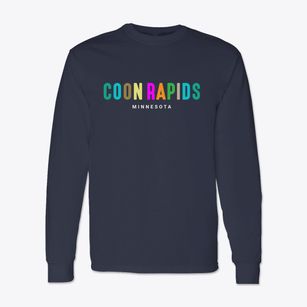 Coon Rapids Minnesota Color Pop Classic Long Sleeve T-Shirt