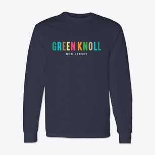 Green Knoll New Jersey Color Pop Classic Long Sleeve T-Shirt