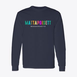 Mattapoisett Massachusetts Color Pop Classic Long Sleeve T-Shirt