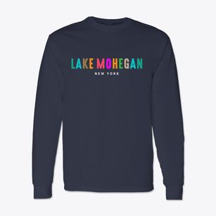 Lake Mohegan New York Color Pop Classic Long Sleeve T-Shirt