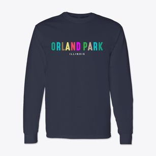 Orland Park Illinois Color Pop Classic Long Sleeve T-Shirt