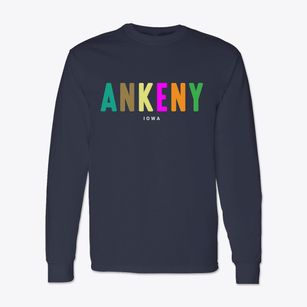 Ankeny Iowa Color Pop Classic Long Sleeve T-Shirt