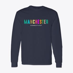 Manchester Connecticut Color Pop Classic Long Sleeve T-Shirt