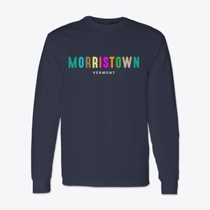 Morristown Vermont Color Pop Classic Long Sleeve T-Shirt
