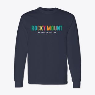 Rocky Mount North Carolina Color Pop Classic Long Sleeve T-Shirt
